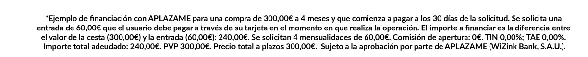 Financiación 0% TAE